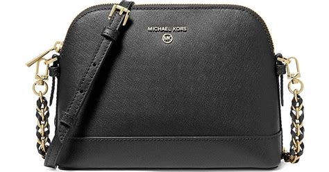 michael kors black dome bag|mk dome crossbody.